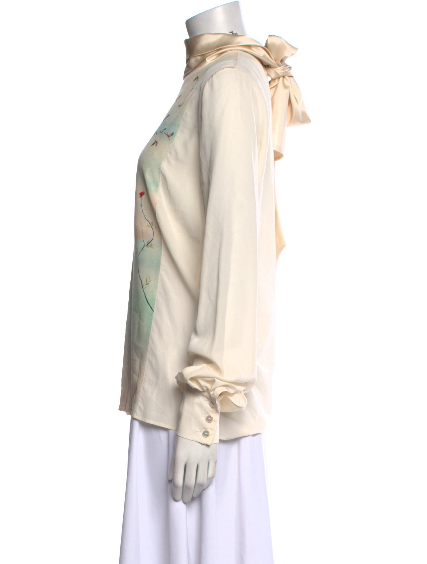 Lanvin Silk Printed Blouse